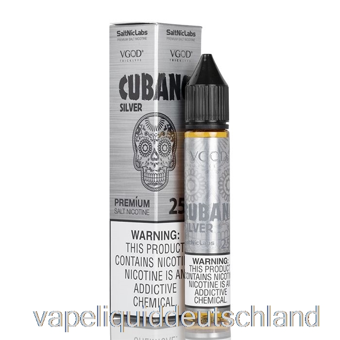 Cubano Silver – Vgod Saltnic – 30 Ml, 50 Mg Vape-Flüssigkeit